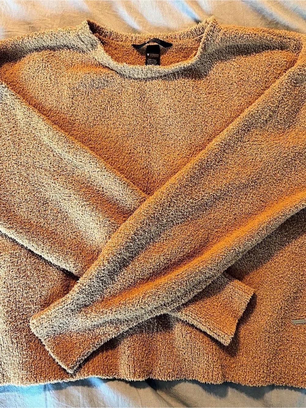 Victoria Secret OnPoint Cozy Knit Pullover and Pant Set Brown Teddy Bear Lounge